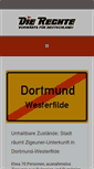 Mobile Screenshot of die-rechte.net
