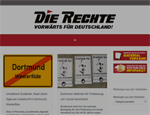 Tablet Screenshot of die-rechte.net